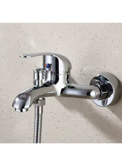 Bath Mixer Faucet with Hand Shower Chrome
